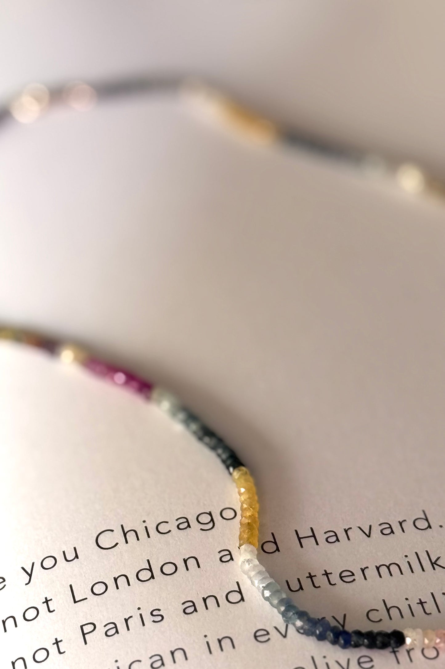 Collar Zafiros multicolor