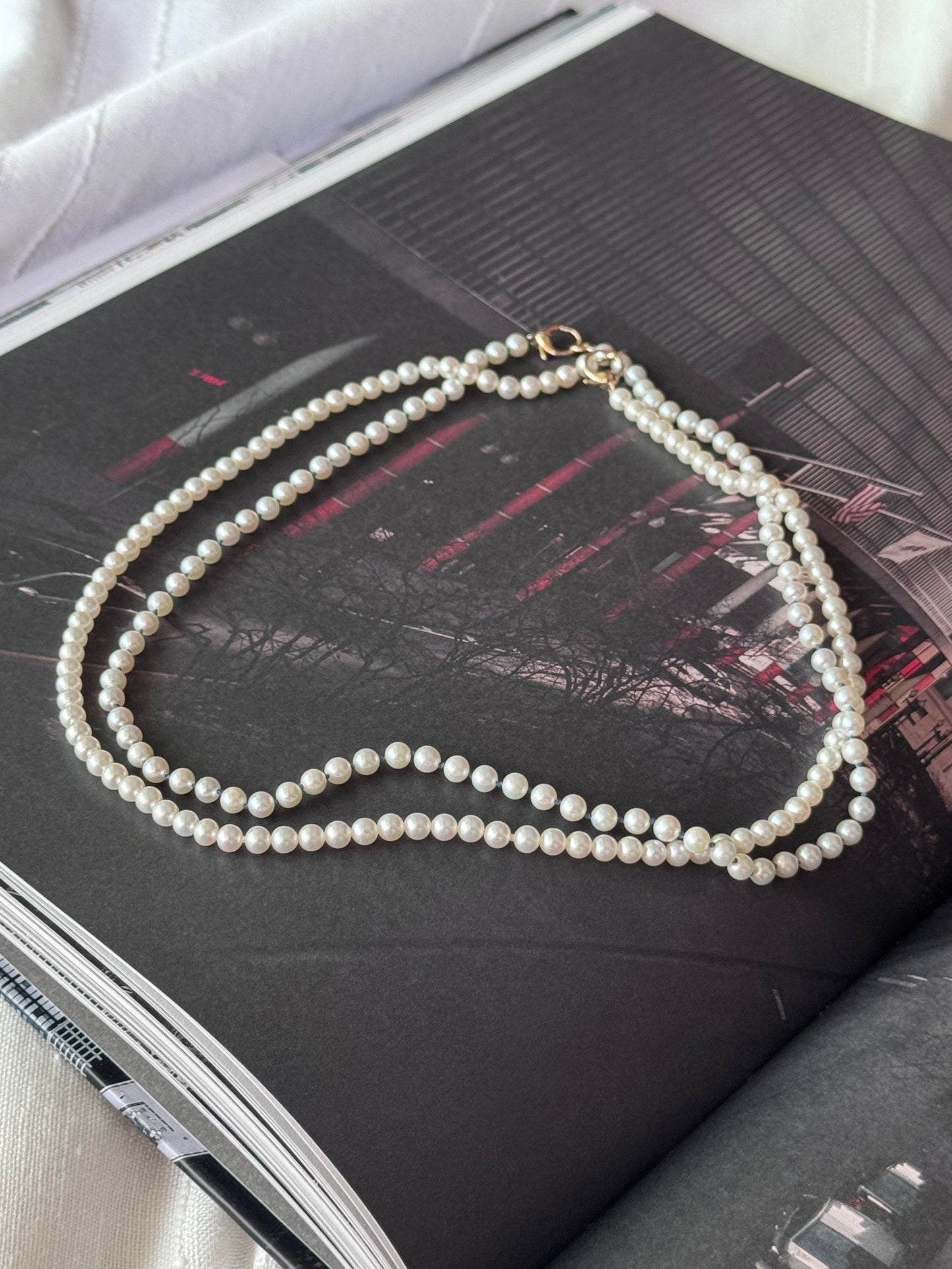 Collar Perlas redondas