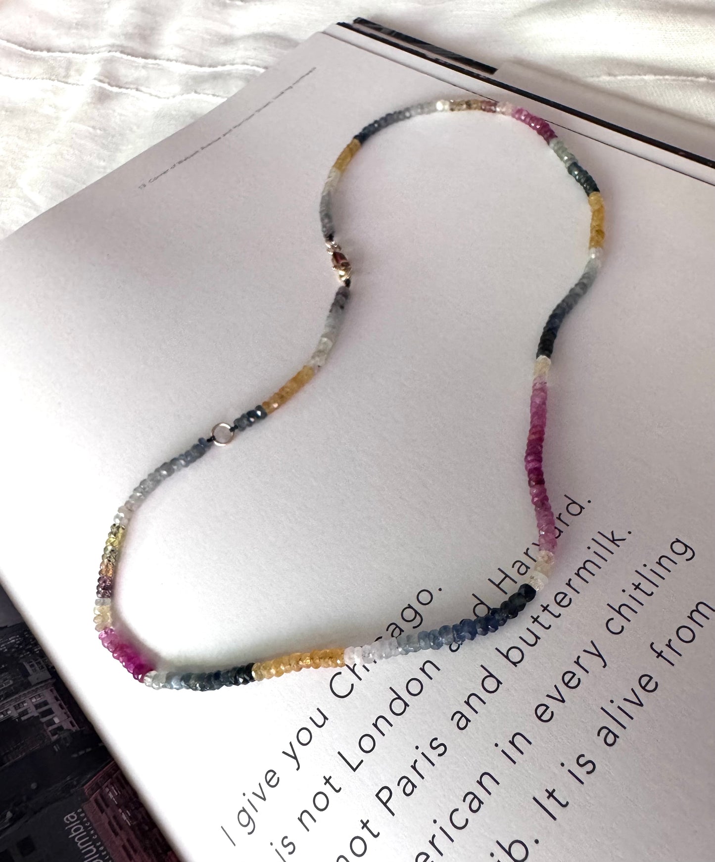 Collar Zafiros multicolor