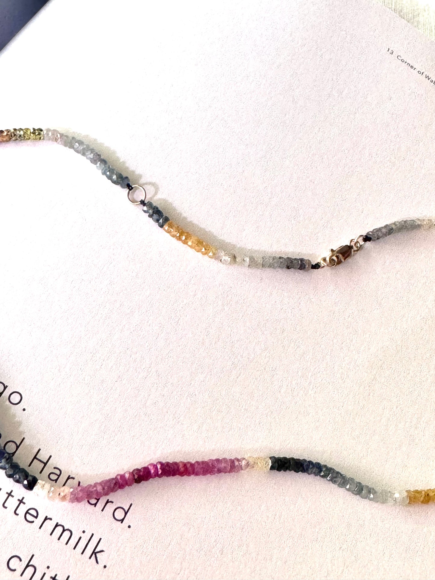 Collar Zafiros multicolor