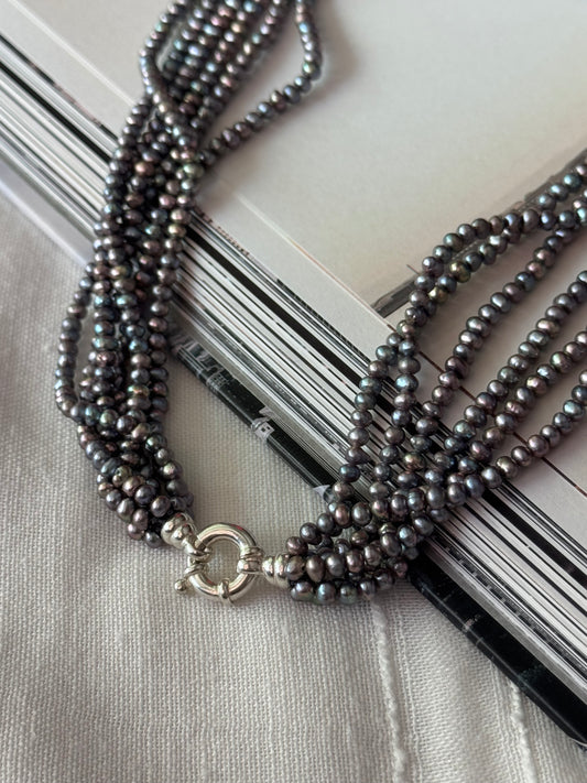 Collar perlas Tahití